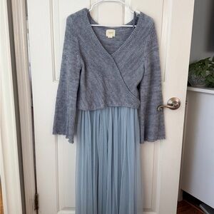Maeve Blue Gray dress